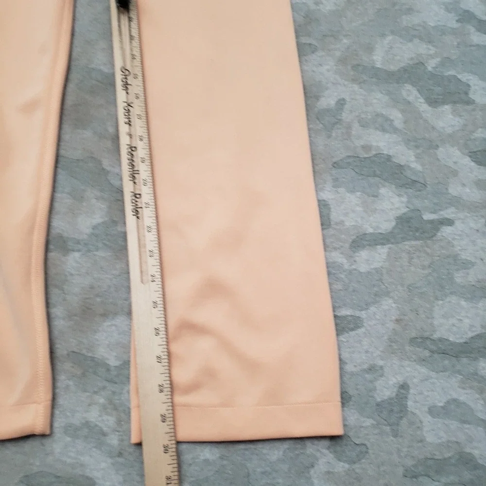 Lululemon Softsteme Pants Womens 0 Orange Hight Rise Gym Pockets Drawstring